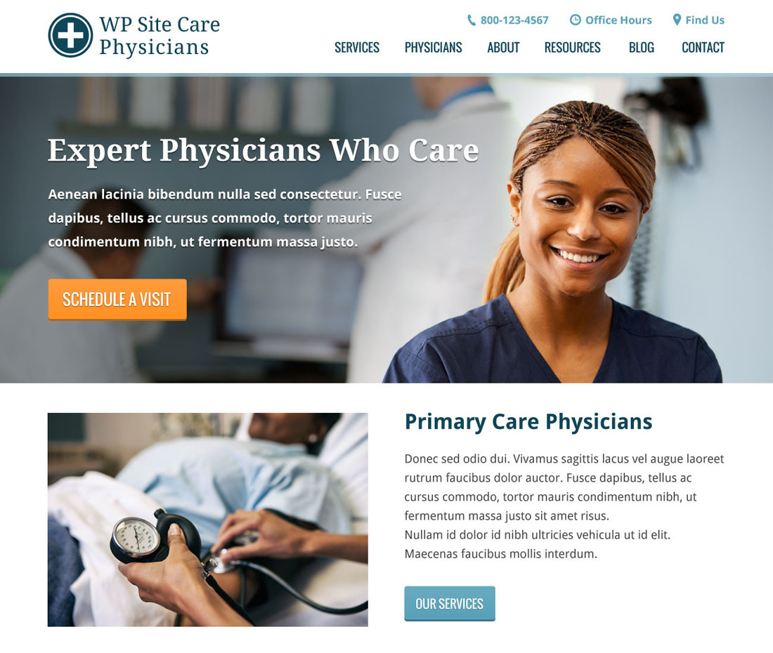 Doctor WordPress Theme